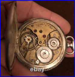 Vintage 1923,1924 Two Longines Pocket Watches For Parts Repair