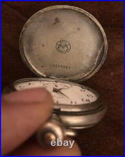 Vintage 1923,1924 Two Longines Pocket Watches For Parts Repair