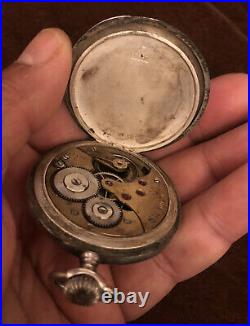 Vintage 1923,1924 Two Longines Pocket Watches For Parts Repair