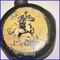 Vintage 1939 Original Lone Ranger pocket watch Non Working Repairs Or Parts Only