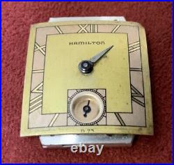 Vintage 1943 HAMILTON ROSS, Stunning Salmon / Champagne Dial 982 For Parts Only