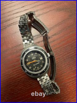 Vintage 1970's Zodiac Super Seawolf, automatic divers watch, Original parts, works