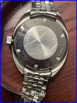 Vintage 1970's Zodiac Super Seawolf, automatic divers watch, Original parts, works