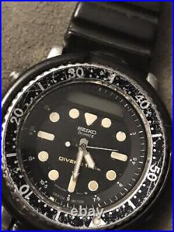 Vintage 80's SS Seiko H558-5000 Arnie Diver Watch For Parts Or Possible Repair
