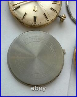 Vintage ACCUTRON Wristwatch 218 MOVEMENTS DIAL Hands Crown PARTS or REPAIR