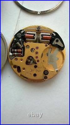 Vintage ACCUTRON Wristwatch 218 MOVEMENTS DIAL Hands Crown PARTS or REPAIR