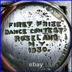 Vintage Banner Men Art Deco Enamel Mechanical Watch Parts Repair Only