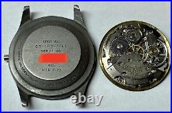 Vintage Benrus GG-W-113 US Military Watch Parts Vietnam 1973 Nam Era GY1L3