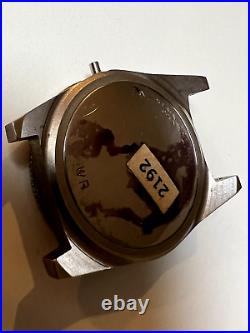 Vintage Benrus Wristwatch complete case dial hands parts new old stock sticker