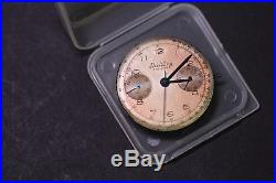 Vintage Breitling Premier Chronograph movement and dial with hands for parts