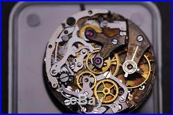 Vintage Breitling Premier Chronograph movement and dial with hands for parts