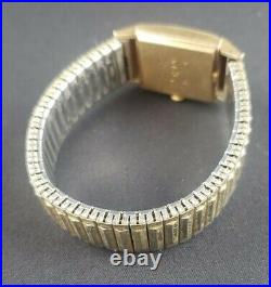 Vintage Bulova 10k GF 8202691 Rectangle Face Parts Repair