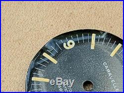 Vintage Bulova Caravelle Sea Hunter Diver Watch Parts Case, Dial, Snake Hands