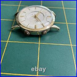 Vintage CITIZEN 19J ALARM HAND WIND MENS WATCH FOR REPAIR OR PARTS Japan 84