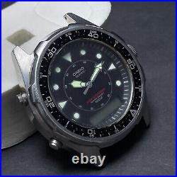 Vintage Casio Marine Diver Ana/Digi Quartz Men's Watch Case For Parts AMW-320R