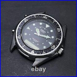 Vintage Casio Marine Diver Ana/Digi Quartz Men's Watch Case For Parts AMW-320R