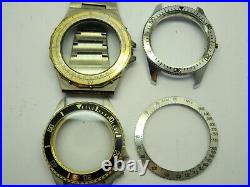 Vintage Diver Rotating Bezel Watch Parts For Restorations