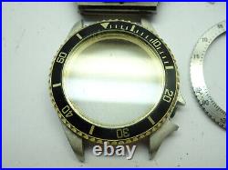 Vintage Diver Rotating Bezel Watch Parts For Restorations