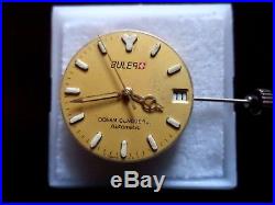 Vintage Eta 25 Jewel 2824-2 Buler Ocean Conqueror Dial, Hands, Stem, Crown
