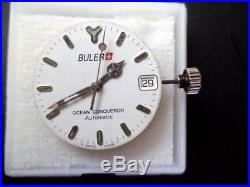 Vintage Eta 25 Jewel 2824-2 Buler Ocean Conqueror Dial, Hands, Stem, Crown