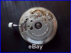 Vintage Eta 25 Jewel 2824-2 Swiss Military Dial With Hands, Stem, Crown