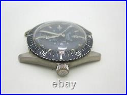 Vintage Fairfax Stainless Steel Black Dial & Bezel Diver Watch Parts Repair
