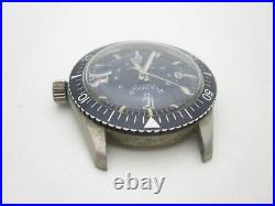 Vintage Fairfax Stainless Steel Black Dial & Bezel Diver Watch Parts Repair