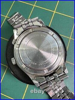 Vintage GRACE FABLIAU 4H ALARM HAND WIND STAINLESS MENS WATCH FOR REPAIR 84