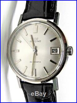 Vintage Gents Glycine Auto-Date-2nd hand Stainless Steel Wrist Watch 17 Jewels