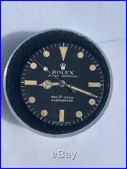 Vintage Genuine Rolex Submariner 5513 Matte Black Dial with Old Hands Set