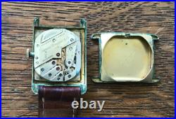 Vintage Girard Perregaux 14K GOLD FILLED Men's Watch For Parts or Repair