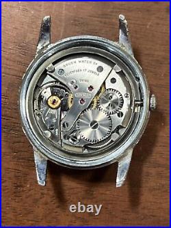 Vintage Gruen Precision Mens Manual Watch Cal. 510 RSS 17 Jewels Parts Or Restore