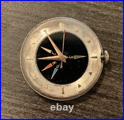 Vintage Hamilton Cross Country Time Zone Watch for parts has Illinois movement