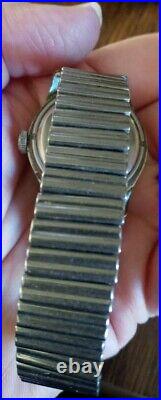Vintage Icon, 1954 Timex Watch 33mm Manual parts or as is RED HAND