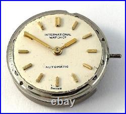 Vintage International Watch Co. IWC Caliber 44 Watch Movement Dial Hand Parts