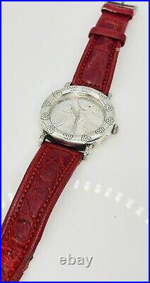 Vintage John Hardy 925 Silver Rare Hearts Design Watch, Model 4874