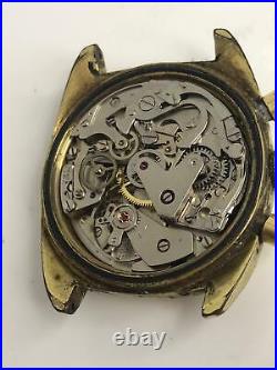 Vintage Kelek Chronograph Valjoux 7733 As-is Condition Swiss Men's For Parts