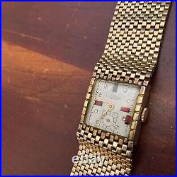 Vintage LUCERNE 17 Jewels 12K Gold Filled Watch For Repairs Or Parts 1/20 12K GF