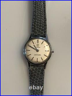 Vintage Ladies Omega Seamaster Watch Hand Winding for Parts or Repair