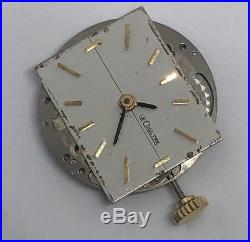 Vintage LeCoultre K 818/1CW 17 Jewels Wristwatch Movement Dial and Hands working