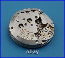 Vintage Le Coultre Men Alarm Wrist Watch Movement, Dial Hand Winding Spare Parts