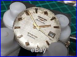 Vintage Longines Admiral 5 Star Movement Cal. 506 With Dial and Hands. Running