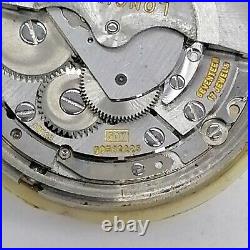 Vintage Longines Admiral Cal 507 moverment, dial, hands, for parts, running