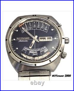 Vintage Longines For Parts Wittnauer 2000 Men's Automatic watch Blue Dial 1970s