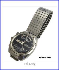 Vintage Longines For Parts Wittnauer 2000 Men's Automatic watch Blue Dial 1970s