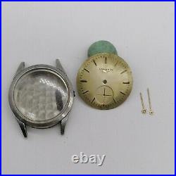Vintage Longines Ref 6667-12, case, dial, hands, for parts