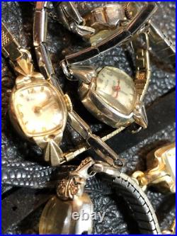 Vintage Mechanical Watch Lot Repair/Parts/Scrap Rodania, Elgin, Bulova, 10K RGP-GF Vintage Mechanical Watch Lot Repair/Parts/Scrap Rodania, Elgin, Bulova, 10K RGP-GF