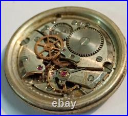 Vintage Movement Ulysses Nardin Manual Winding FOR REPAIR OR PARTS