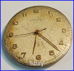Vintage Movement Ulysses Nardin Manual Winding FOR REPAIR OR PARTS