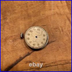 Vintage Nasco 17 Jewel Antimagnetic Swiss Military WW2 Watch Repair or Parts